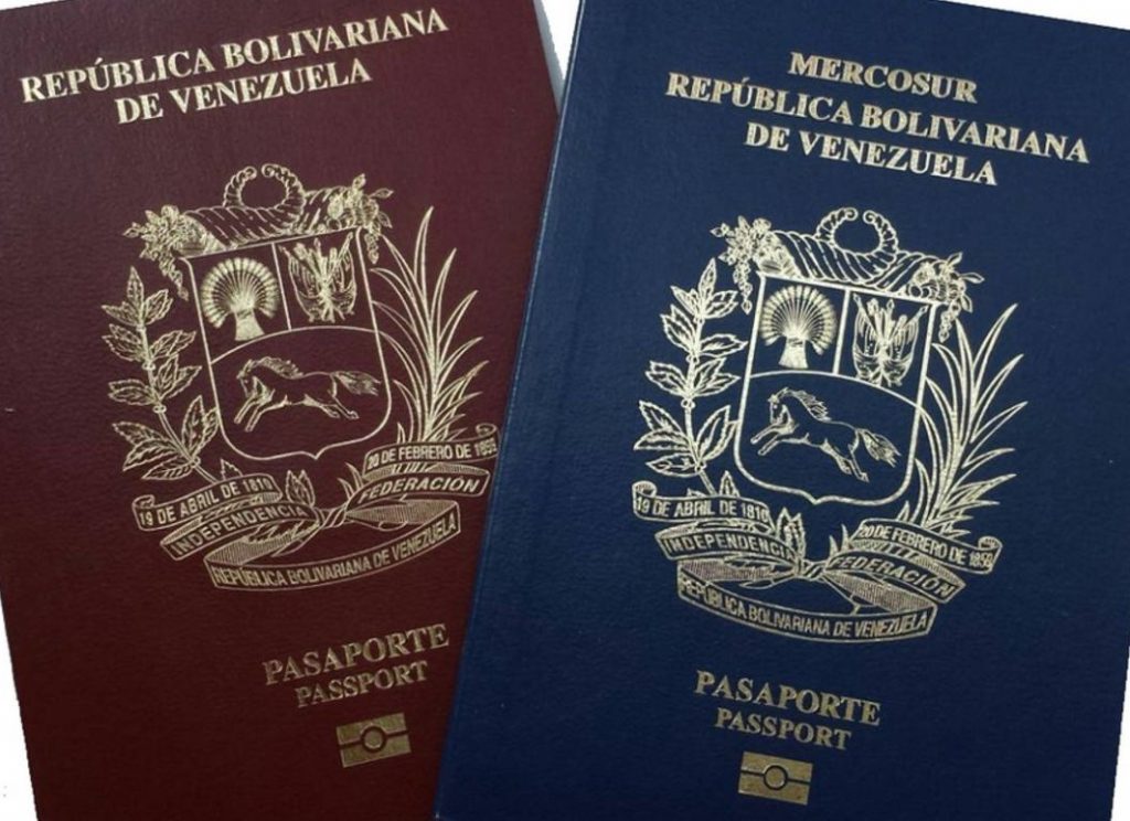prórroga de pasaportes venezolanos