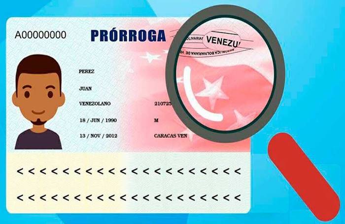prórroga pasaporte venezolano