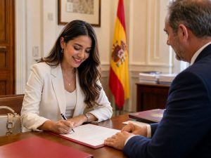 razones humanitarias y nacionalidad española